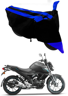 Mdstar Waterproof Two Wheeler Cover for Yamaha(FZ-S FI, Blue, Black)
