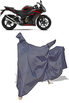 Amexride Two Wheeler Cover for Honda(CBR300R, Grey)