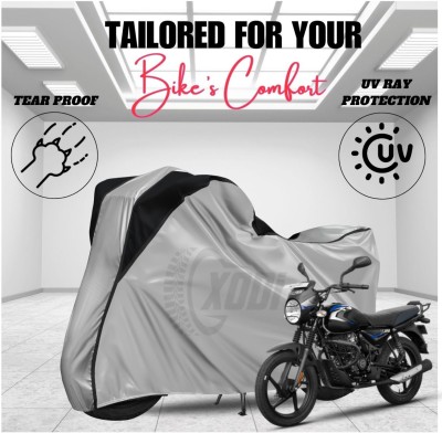 xodi Waterproof Two Wheeler Cover for Bajaj(CT 125X, Silver, Black)