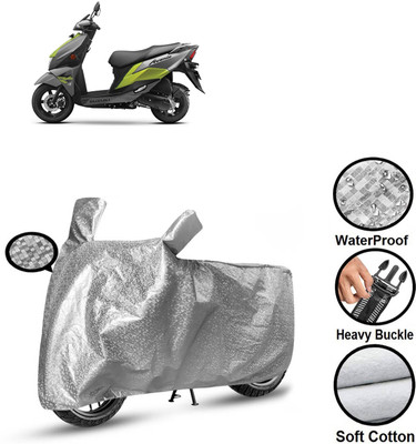CODOKI Waterproof Two Wheeler Cover for Suzuki(Avenis 125, Silver)