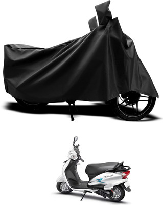 CODOKI Waterproof Two Wheeler Cover for Hero(Duet VX 110CC, Black)