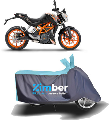 THE REAL ARV Two Wheeler Cover for KTM(390 Duke, Blue, Grey)