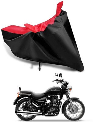 DeepShakshi AUTOMOTIVE Two Wheeler Cover for Royal Enfield(Thunderbird, Red, Black)