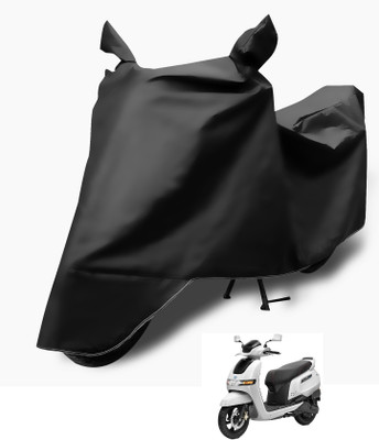 Auto Hub Waterproof Two Wheeler Cover for TVS(iQube Electric, Multicolor)