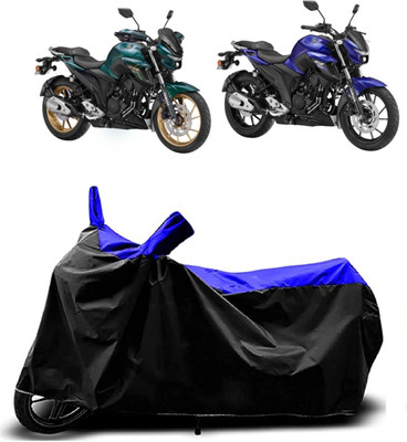 VESMEI Two Wheeler Cover for Yamaha(FZ 25 BS6, Blue)