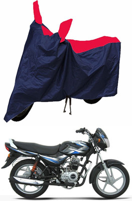 Mdstar Waterproof Two Wheeler Cover for Bajaj(CT100, Red, Blue)