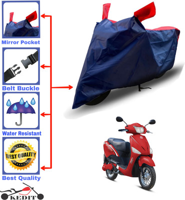 KEDIT Two Wheeler Cover for Hero(Electric Optima, Red, Blue)