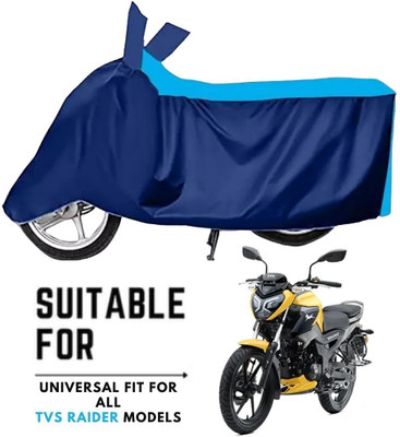 MADAFIYA Waterproof Two Wheeler Cover for TVS(Raider, Blue, Blue)