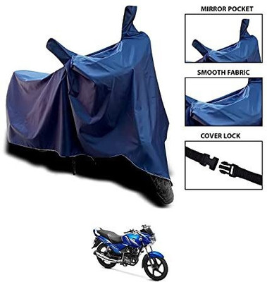Mdstar Waterproof Two Wheeler Cover for TVS(Star City, Blue)