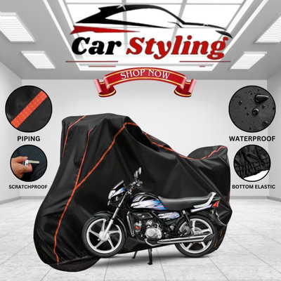OliverX Waterproof Two Wheeler Cover for Hero(HF Deluxe, Black)