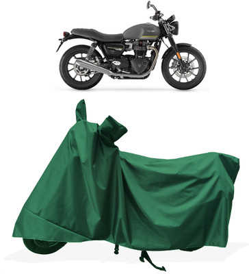 Tricway Two Wheeler Cover for Triumph(Speed Twin BS6, Green)