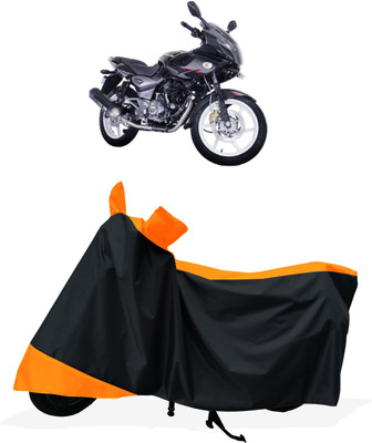 Tricway Two Wheeler Cover for Bajaj(Pulsar 220 DTS-i, Orange)