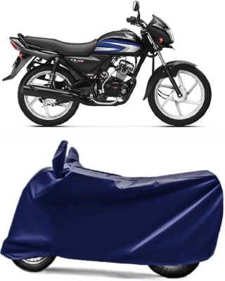 AUCTIMO Two Wheeler Cover for Honda(CD 110 Dream, Blue)