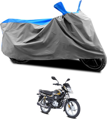 CODOKI Waterproof Two Wheeler Cover for Bajaj(Platina, Grey, Blue)