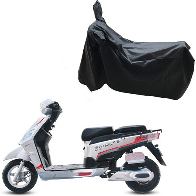KEDIT Two Wheeler Cover for Hero(Electric NYX, Black)