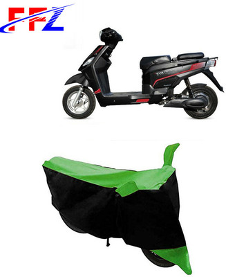 FFZ Two Wheeler Cover for Hero Electric(Electric NYX, Black, Green)