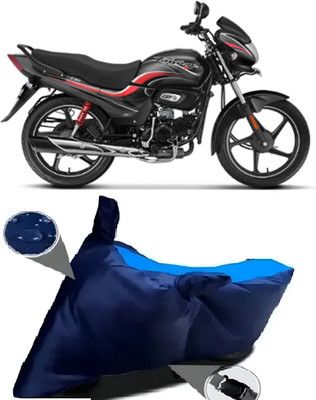Auto World Waterproof Two Wheeler Cover for Hero(Passion Plus, Multicolor)
