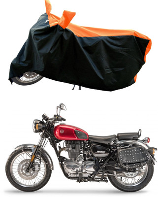 Mdstar Waterproof Two Wheeler Cover for Benelli(Imperiale 400, Orange)