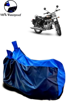 APNEK Waterproof Two Wheeler Cover for Royal Enfield(Standard 350, Blue)