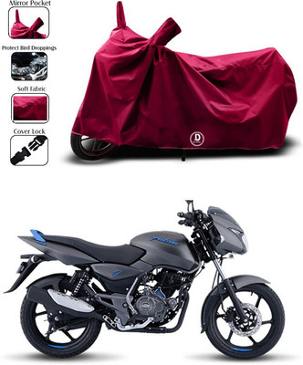 DeepShakshi AUTOMOTIVE Waterproof Two Wheeler Cover for Bajaj(Pulsar 125 Neon BS6, Maroon)