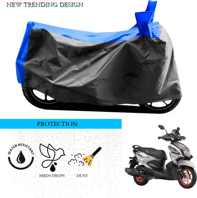 ANTHUB Waterproof Two Wheeler Cover for Yamaha(RayZR 125, Grey, Blue)