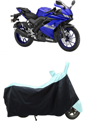 Coxtor Waterproof Two Wheeler Cover for Yamaha(R15 V3, White)