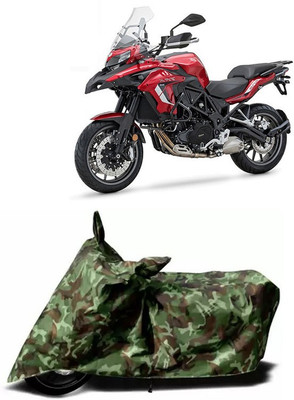KPIND Waterproof Two Wheeler Cover for Benelli(TRK 502, Multicolor)