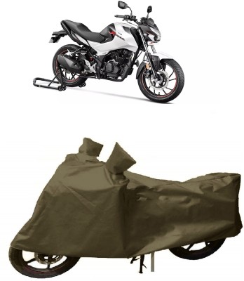 ABORDABLE Two Wheeler Cover for Hero(Xtreme 160 R, Green)