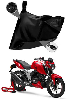 AASHTIK MART Two Wheeler Cover for TVS(Apache RTR 200 4V, Black)