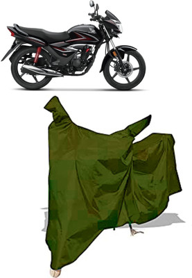 Amexride Two Wheeler Cover for Honda(CB Shine, Maroon)