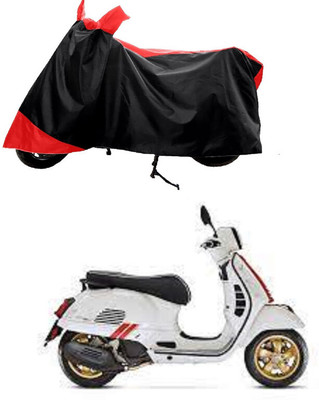 GROFATIK Two Wheeler Cover for Vespa(GTS Super 125 BS6, Red)