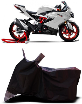 OliverX Waterproof Two Wheeler Cover for TVS(Apache RTR 310 BS6, Grey)