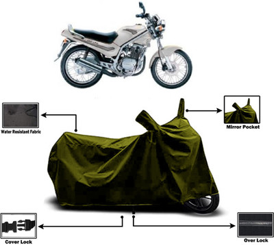 Amexride Two Wheeler Cover for Kinetic(GF 170, Green)