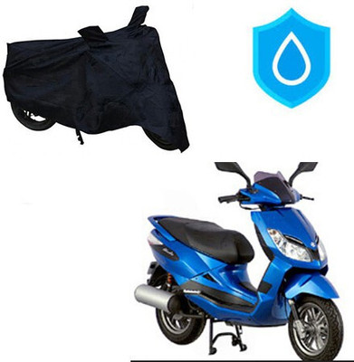 DeepShakshi AUTOMOTIVE Waterproof Two Wheeler Cover for Bajaj(Sunny, Black)