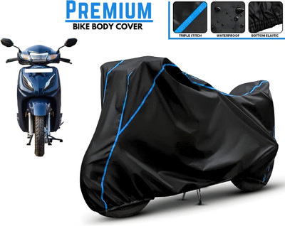Kishori Enterprises Waterproof Two Wheeler Cover for Honda(Activa 6G, Black)