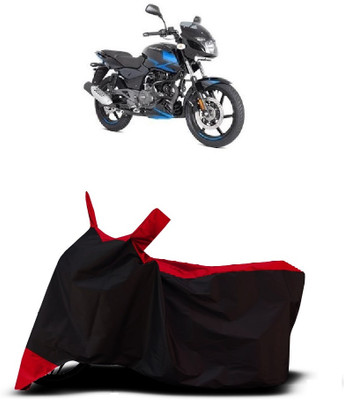 VESMEI Two Wheeler Cover for Bajaj(Pulsar 125, Red)