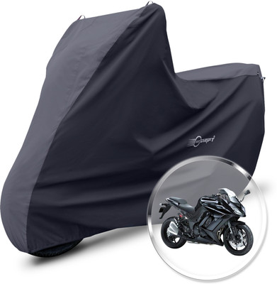 Neodrift Two Wheeler Cover for Kawasaki(Ninja 1000, Grey, Black)