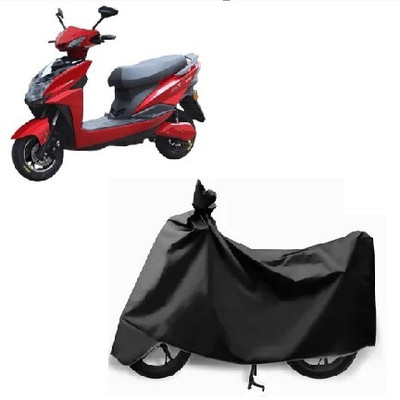 Tritika Waterproof Two Wheeler Cover for Techo Electra(Neo, Black)