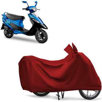 EGAL Two Wheeler Cover for TVS(Pep+, Maroon)