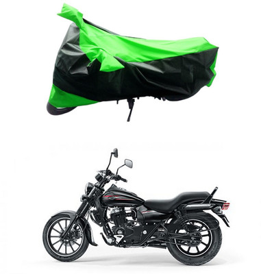 Mdstar Waterproof Two Wheeler Cover for Bajaj(Avenger 400, Green, Black)