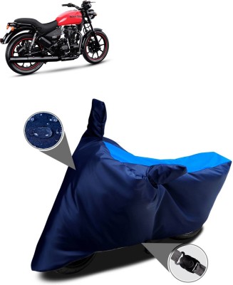 DeepShakshi AUTOMOTIVE Two Wheeler Cover for Royal Enfield(Thunderbird 350, Blue, Blue)