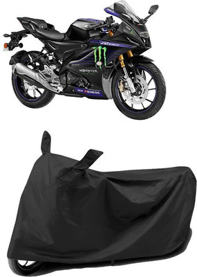 AJSTAR Waterproof Two Wheeler Cover for Yamaha(R15, Black)