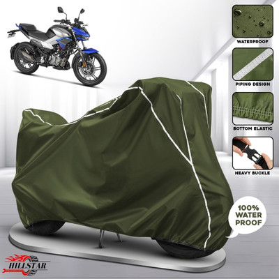 HILLSTAR Waterproof Two Wheeler Cover for Hero(Xtreme, Green, White)