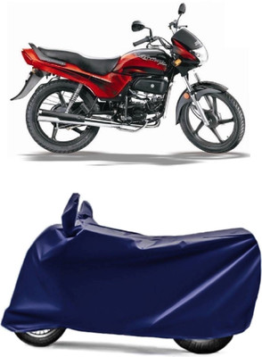 V VINTON Two Wheeler Cover for Hero(Passion Plus, Blue)
