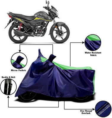 Mdstar Waterproof Two Wheeler Cover for Honda(Livo, Green, Blue)