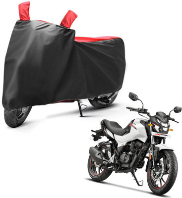 sowelar Waterproof Two Wheeler Cover for Hero(Xtreme, Black, Red)