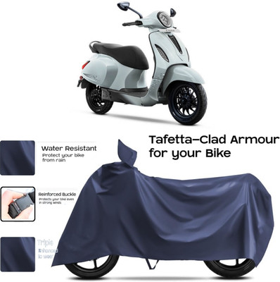 WMIZEXA Two Wheeler Cover for Universal For Bike(Chetak, Blue)