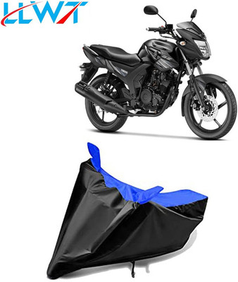 KPIND Waterproof Two Wheeler Cover for Yamaha(SZ-RR, Black, Blue)