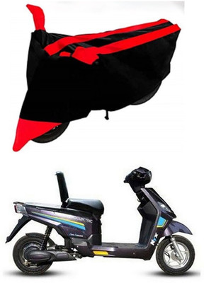 AutoGalaxy Waterproof Two Wheeler Cover for Hero(Electric NYX, Red, Black)