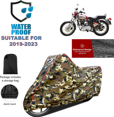 PAGORA Waterproof Two Wheeler Cover for Royal Enfield(Electra 5S, Yellow)